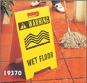 Standard Floor Stands - Warning Wet Floor
