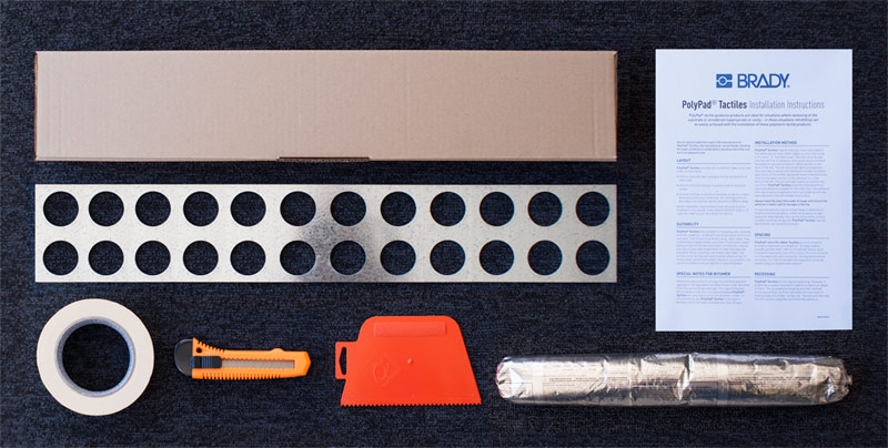 Tactile Installation Kit for PolyPad® Rubber