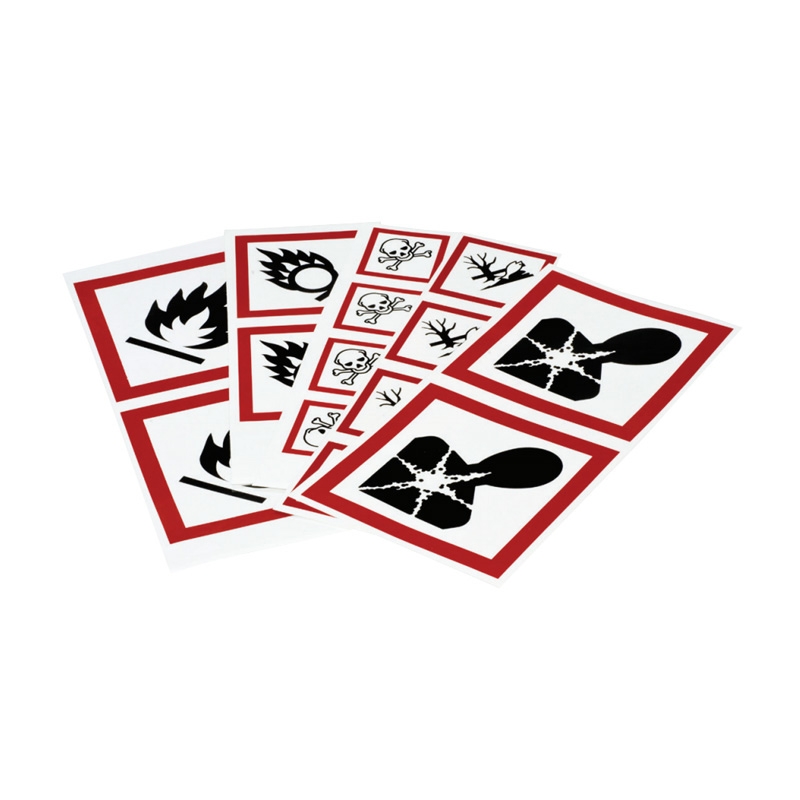 Pre Printed GHS Pictogram Labels- 20mm (1000PK) - Exclamation Mark