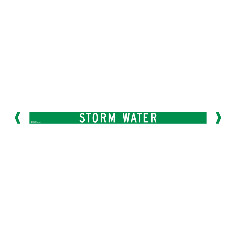 Standard Pipe Marker, Self Adhesive, Storm Water - Pack of 10 